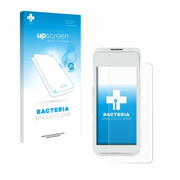 Front side of a product packaging with the brand logo upscreen. Next to it is the device Pax A920 Pro shown with the correspon