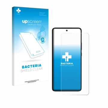 Front side of a product packaging with the brand logo upscreen. Next to it is the device Motorola Edge 30 shown with the corre