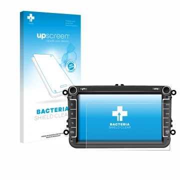 Front side of a product packaging with the brand logo upscreen. Next to it is the device M.I.C. AV8V7-Lite shown with the corr