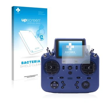 Front side of a product packaging with the brand logo upscreen. Next to it is the device FrSky Tandem X18 shown with the corre