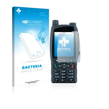 Front side of a product packaging with the brand logo upscreen. Next to it is the device Sepura SC21 shown with the correspond