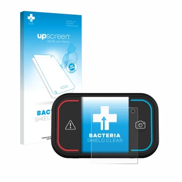 Front side of a product packaging with the brand logo upscreen. Next to it is the device Saphe Drive Mini shown with the corre