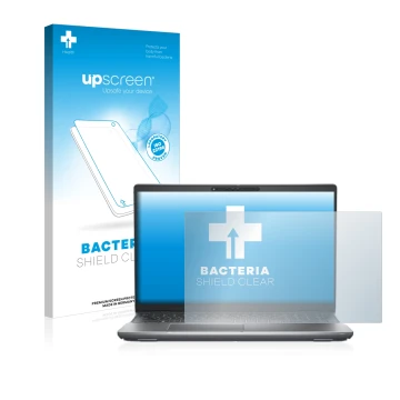 Front side of a product packaging with the brand logo upscreen. Next to it is the device Dell Latitude 5531 shown with the cor