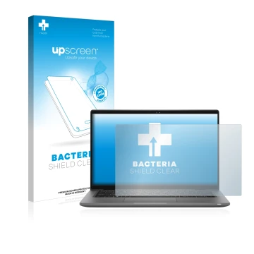 Front side of a product packaging with the brand logo upscreen. Next to it is the device Dell Latitude 14 7430 shown with the 