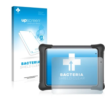 Front side of a product packaging with the brand logo upscreen. Next to it is the device Autel MaxiSys Elite II shown with the