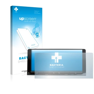 Front side of a product packaging with the brand logo upscreen. Next to it is the device Volkswagen T7 Multivan Life Discover 