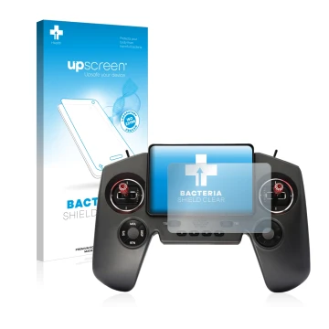 Front side of a product packaging with the brand logo upscreen. Next to it is the device FrSky Twin Lite shown with the corres