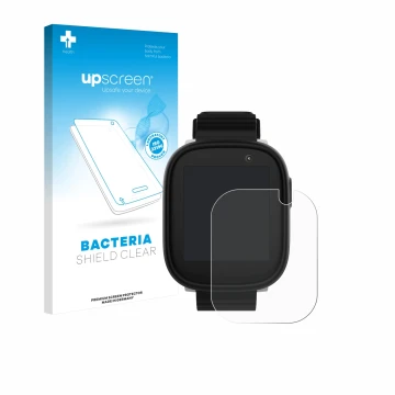 Front side of a product packaging with the brand logo upscreen. Next to it is the device Xplora X6 Play 2022 (1st generation) 