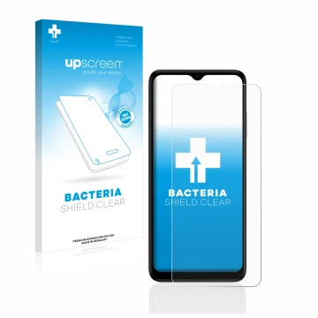Front side of a product packaging with the brand logo upscreen. Next to it is the device Nokia G22 shown with the correspondin