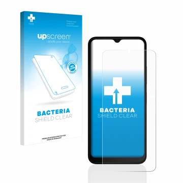 Front side of a product packaging with the brand logo upscreen. Next to it is the device Nokia C32 shown with the correspondin