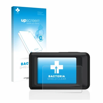Front side of a product packaging with the brand logo upscreen. Next to it is the device Hikmicro Pocket 2 shown with the corr