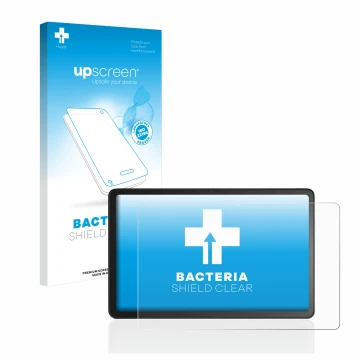 Front side of a product packaging with the brand logo upscreen. Next to it is the device Amazon Fire Max 11 shown with the cor