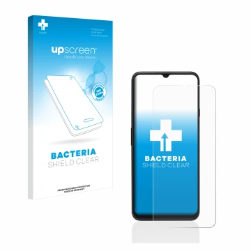 Front side of a product packaging with the brand logo upscreen. Next to it is the device Cubot P80 shown with the correspondin