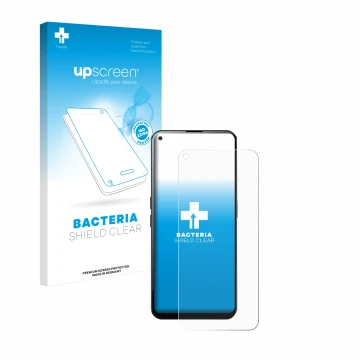 Front side of a product packaging with the brand logo upscreen. Next to it is the device Unihertz Luna shown with the correspo