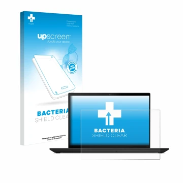 Front side of a product packaging with the brand logo upscreen. Next to it is the device Lenovo ThinkPad T14 Gen 4 shown with 