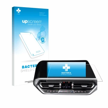 Front side of a product packaging with the brand logo upscreen. Next to it is the device BMW 3 G20 2020 shown with the corresp