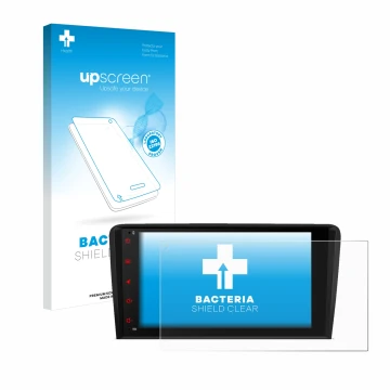 Front side of a product packaging with the brand logo upscreen. Next to it is the device Xtrons PSA80A3AL shown with the corre