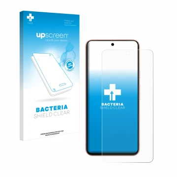 Front side of a product packaging with the brand logo upscreen. Next to it is the device Google Pixel 8 shown with the corresp