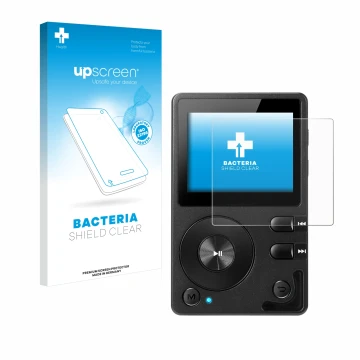 Front side of a product packaging with the brand logo upscreen. Next to it is the device Hifi Walker H2 shown with the corresp