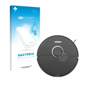 Front side of a product packaging with the brand logo upscreen. Next to it is the device Roborock S8 Lidar Sensor (white model