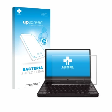 Front side of a product packaging with the brand logo upscreen. Next to it is the device GPD Win Max 2 2023 shown with the cor