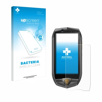 Front side of a product packaging with the brand logo upscreen. Next to it is the device Oukitel K16 shown with the correspond