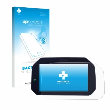 Front side of a product packaging with the brand logo upscreen. Next to it is the device BMW R 1300 GS TFT 6.5