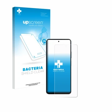 Front side of a product packaging with the brand logo upscreen. Next to it is the device Blackview Shark 8 shown with the corr