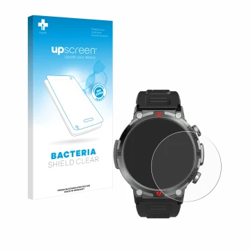 Front side of a product packaging with the brand logo upscreen. Next to it is the device IFMDA S100 1.45