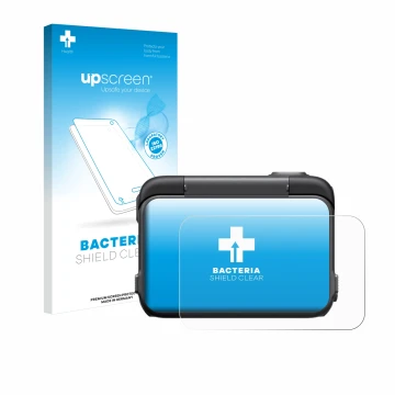 Front side of a product packaging with the brand logo upscreen. Next to it is the device Insta360 Ace Pro shown with the corre