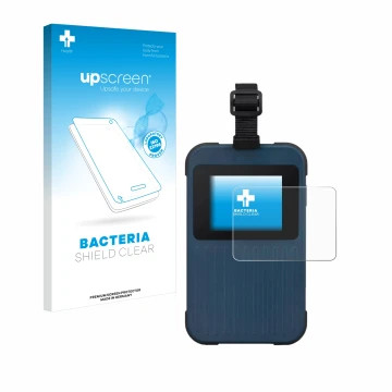 Front side of a product packaging with the brand logo upscreen. Next to it is the device Acer Enduro Connect M3 shown with the