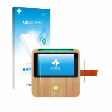 Front side of a product packaging with the brand logo upscreen. Next to it is the device tigerbox Touch Plus shown with the co