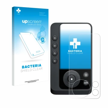 Front side of a product packaging with the brand logo upscreen. Next to it is the device Profoto Connect Pro shown with the co