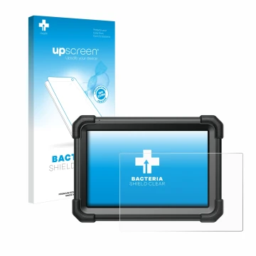 Front side of a product packaging with the brand logo upscreen. Next to it is the device Launch X-431 Pro3 Apex shown with the
