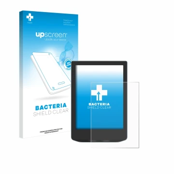 Front side of a product packaging with the brand logo upscreen. Next to it is the device Vivlio Light shown with the correspon