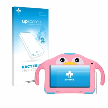 Front side of a product packaging with the brand logo upscreen. Next to it is the device okulaku KIDS03-Pro03 7