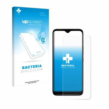 Front side of a product packaging with the brand logo upscreen. Next to it is the device Nokia C12 shown with the correspondin
