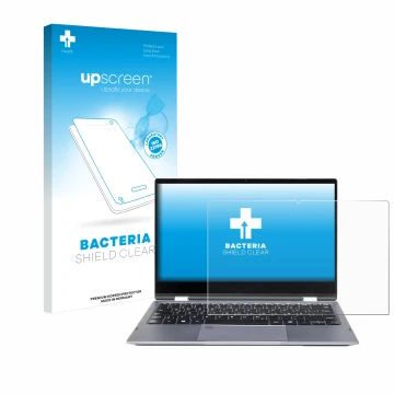 Front side of a product packaging with the brand logo upscreen. Next to it is the device Wortmann Terra Mobile 360-13U shown w