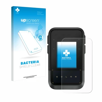 Front side of a product packaging with the brand logo upscreen. Next to it is the device Garmin eTrex Solar shown with the cor