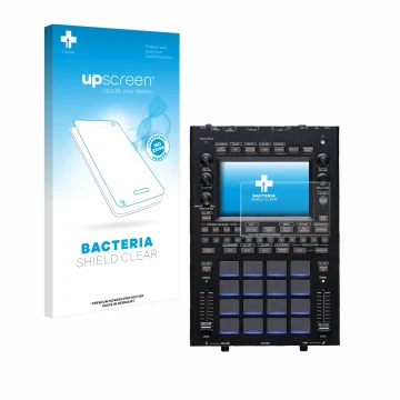 Front side of a product packaging with the brand logo upscreen. Next to it is the device KORG KAOSS Replay shown with the corr
