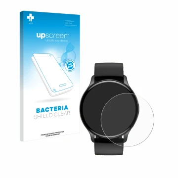 Front side of a product packaging with the brand logo upscreen. Next to it is the device Sross Smartwatch 1.43