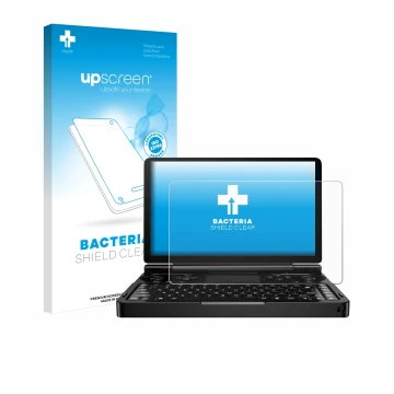 Front side of a product packaging with the brand logo upscreen. Next to it is the device GPD Win Mini (2024) shown with the co