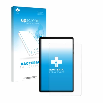 Front side of a product packaging with the brand logo upscreen. Next to it is the device Lenovo Legion Tab shown with the corr