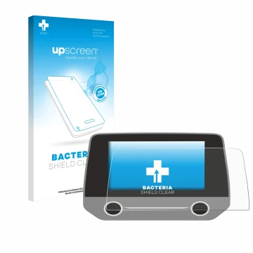 Front side of a product packaging with the brand logo upscreen. Next to it is the device Ford Focus MK4 Sync 3 shown with the 