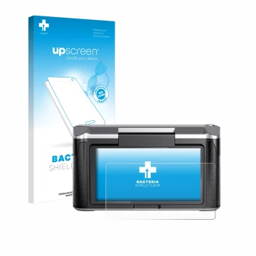 Front side of a product packaging with the brand logo upscreen. Next to it is the device Revopoint Miraco shown with the corre