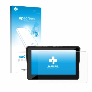 Front side of a product packaging with the brand logo upscreen. Next to it is the device Carpuride W502 5