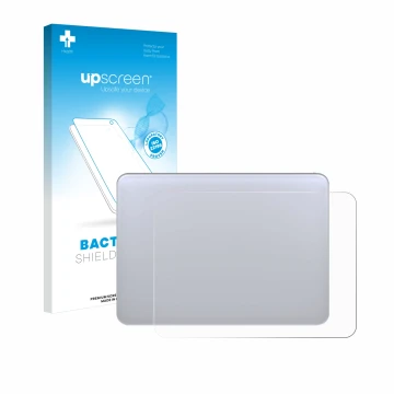 Front side of a product packaging with the brand logo upscreen. Next to it is the device Apple Magic 3 (Touch Trackpad) shown 