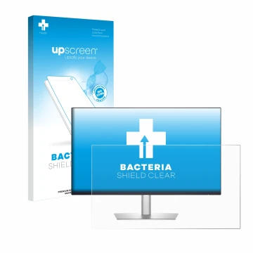 Front side of a product packaging with the brand logo upscreen. Next to it is the device Dell Professional P2425H shown with t