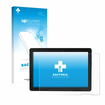 Front side of a product packaging with the brand logo upscreen. Next to it is the device MEDION E10900 10