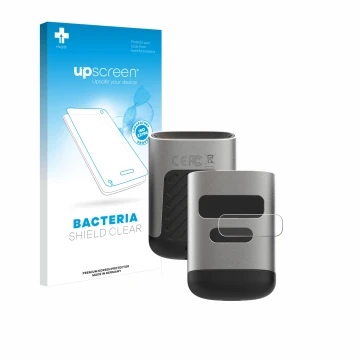 Front side of a product packaging with the brand logo upscreen. Next to it is the device Opticon OPN-6000 (Display) shown with